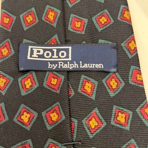 Polo Ralph Lauren Men’s Tie - 100% Silk - black/red - Picture 6 of 7